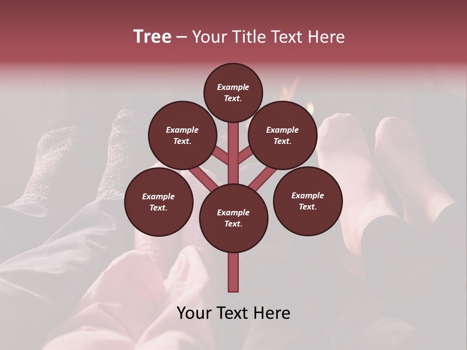 A Group Of People Laying In Front Of A Fire Place PowerPoint Template