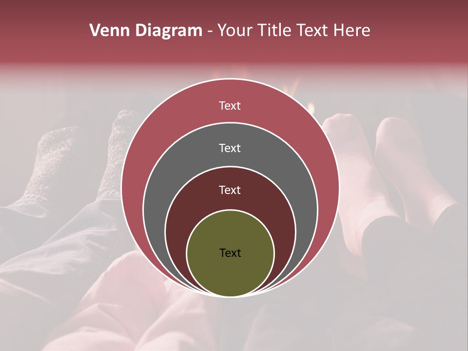 A Group Of People Laying In Front Of A Fire Place PowerPoint Template