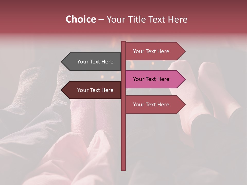 A Group Of People Laying In Front Of A Fire Place PowerPoint Template