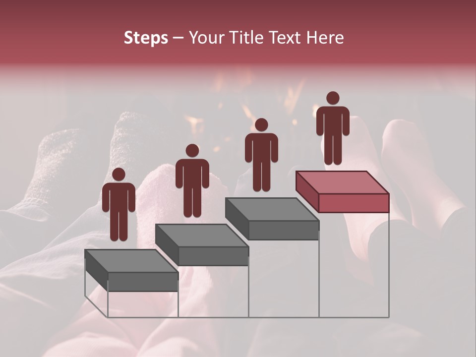 A Group Of People Laying In Front Of A Fire Place PowerPoint Template