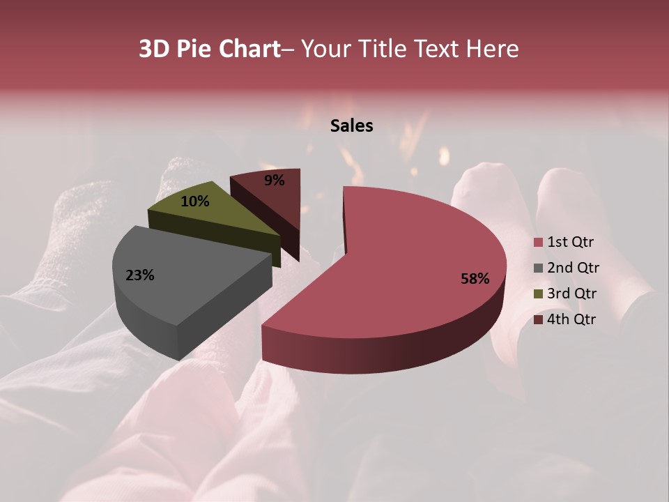 A Group Of People Laying In Front Of A Fire Place PowerPoint Template