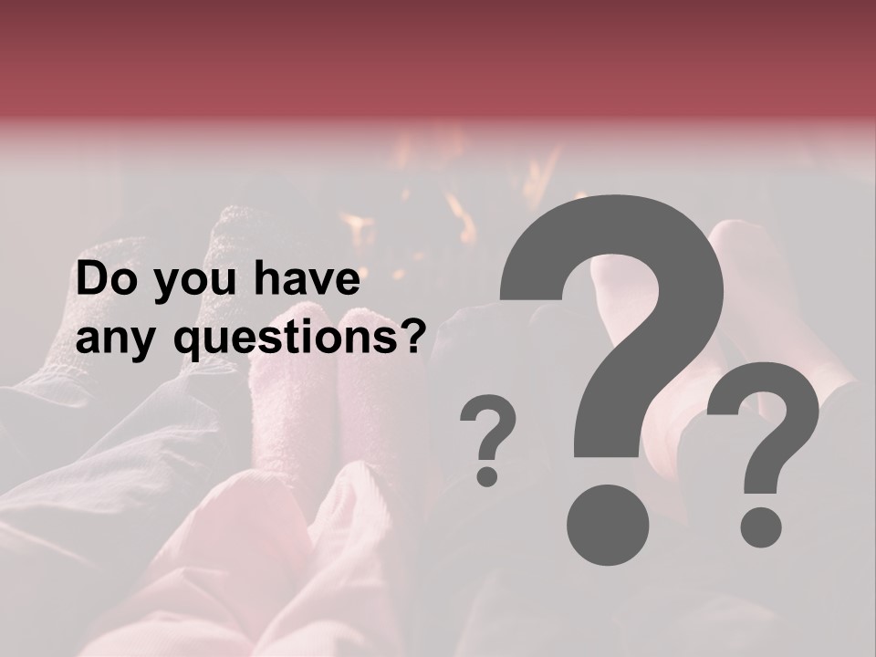 A Group Of People Laying In Front Of A Fire Place PowerPoint Template