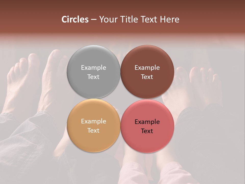 A Group Of People Sitting In Front Of A Fire Place PowerPoint Template