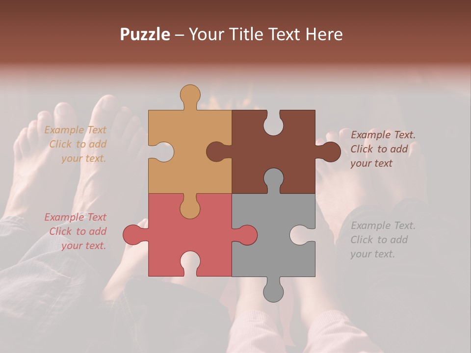 A Group Of People Sitting In Front Of A Fire Place PowerPoint Template