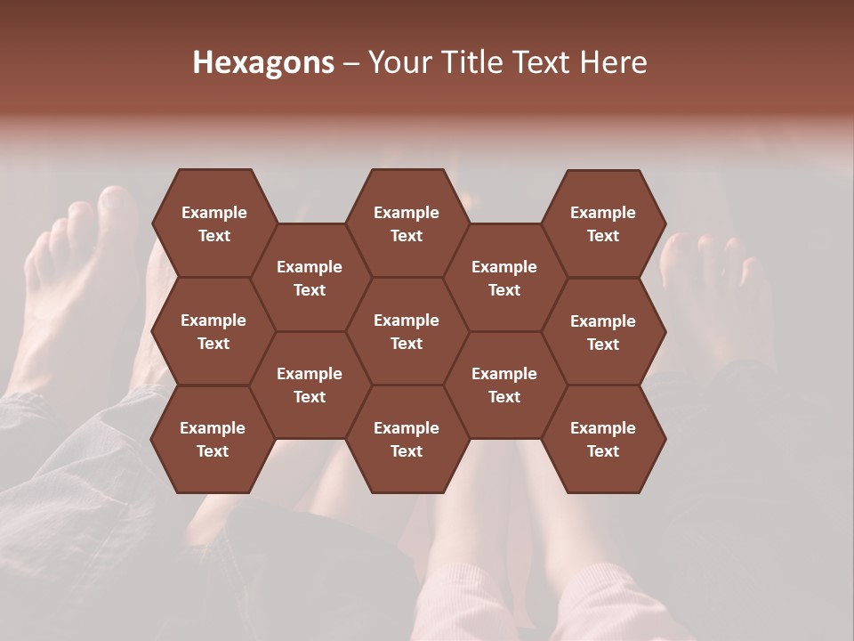 A Group Of People Sitting In Front Of A Fire Place PowerPoint Template