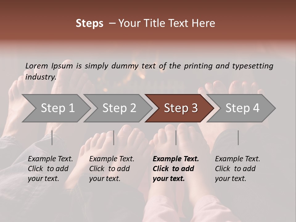 A Group Of People Sitting In Front Of A Fire Place PowerPoint Template