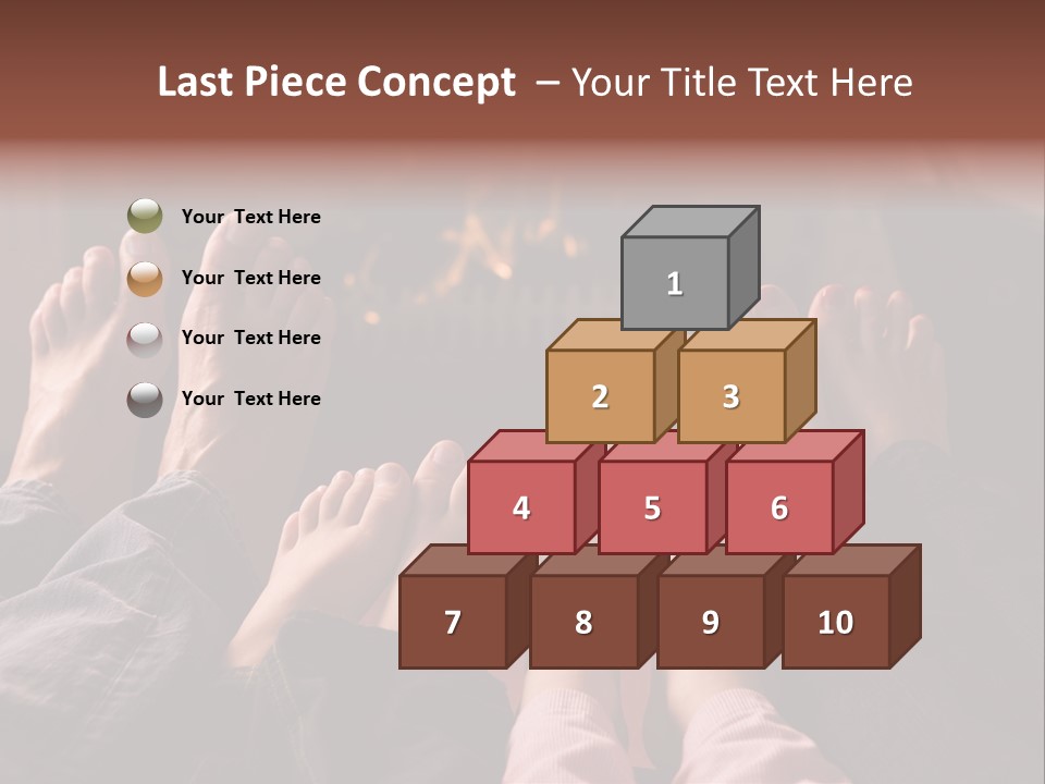 A Group Of People Sitting In Front Of A Fire Place PowerPoint Template