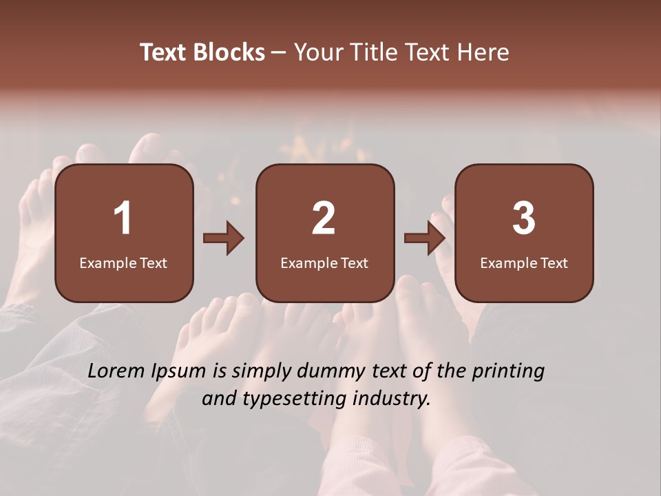 A Group Of People Sitting In Front Of A Fire Place PowerPoint Template