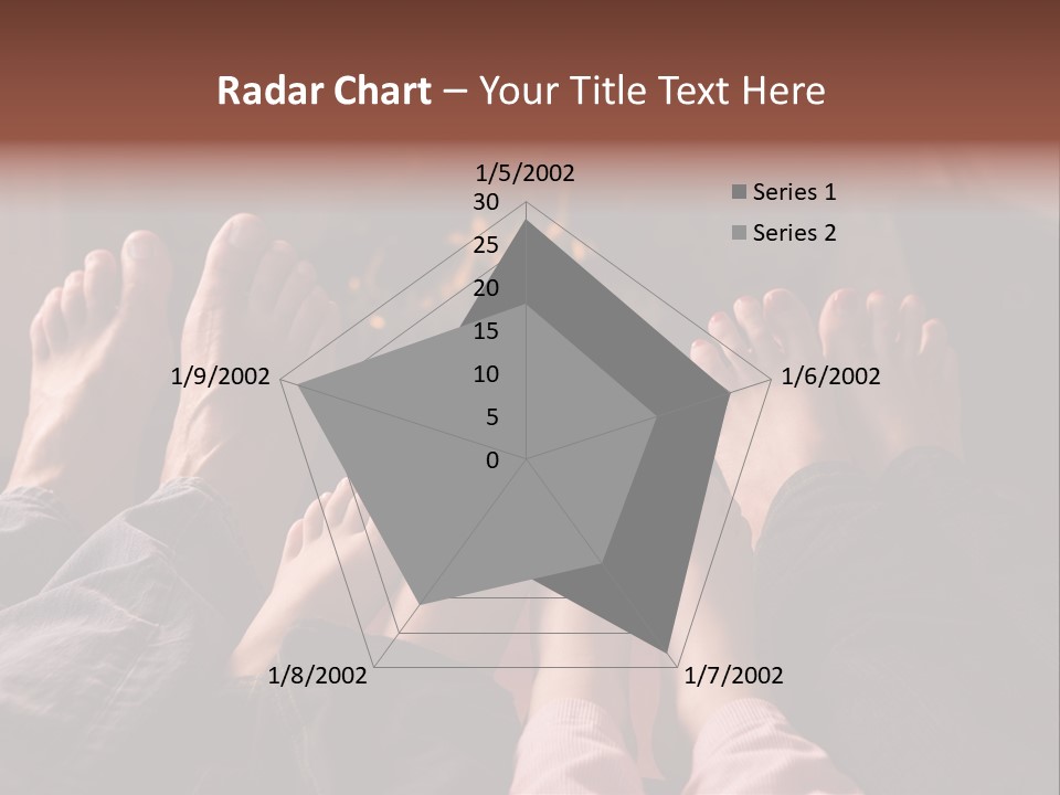 A Group Of People Sitting In Front Of A Fire Place PowerPoint Template