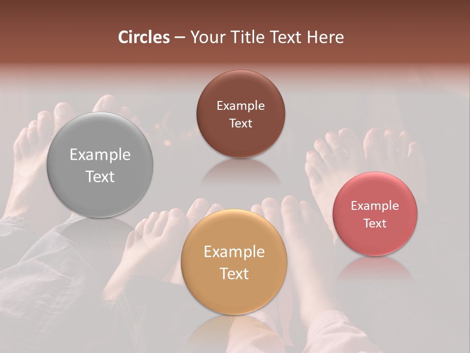 A Group Of People Sitting In Front Of A Fire Place PowerPoint Template