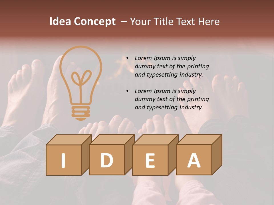 A Group Of People Sitting In Front Of A Fire Place PowerPoint Template