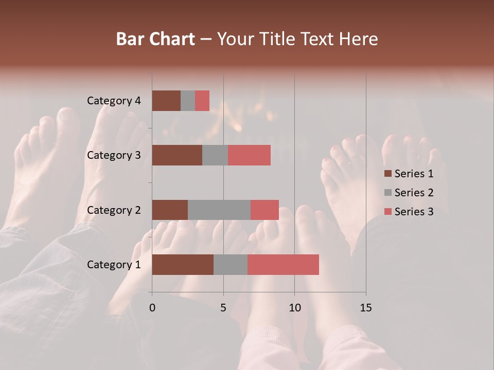A Group Of People Sitting In Front Of A Fire Place PowerPoint Template