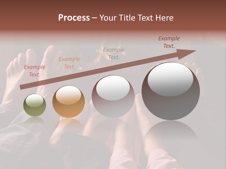 A Group Of People Sitting In Front Of A Fire Place PowerPoint Template