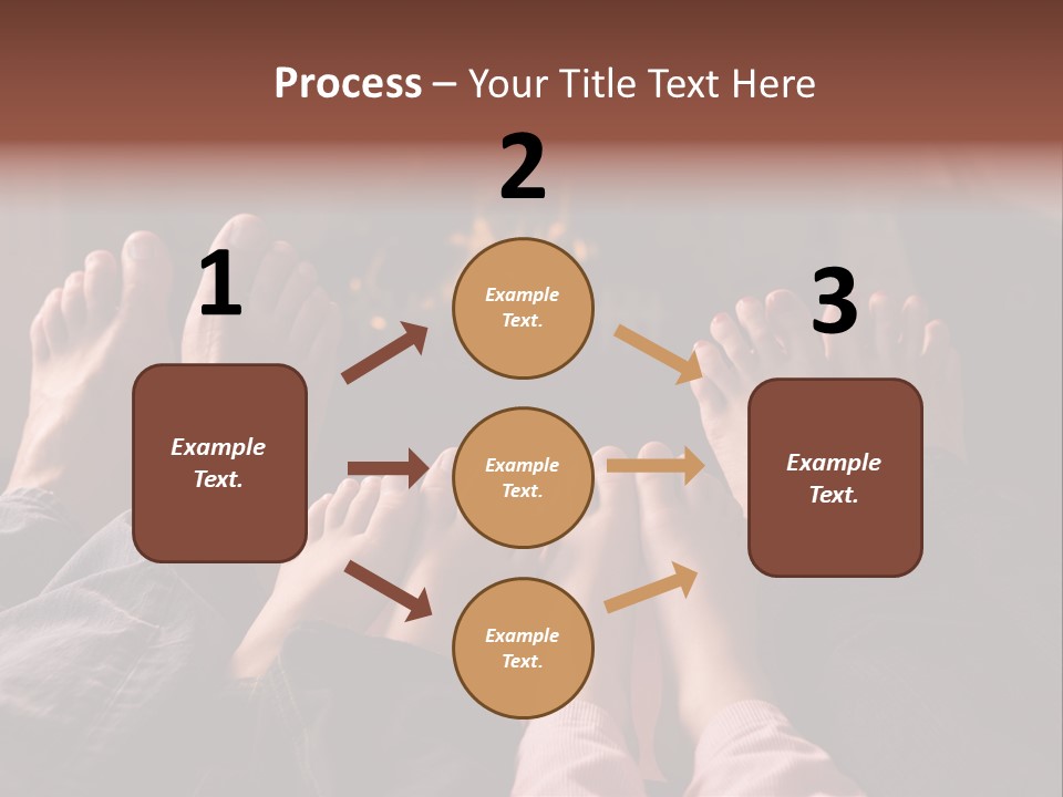 A Group Of People Sitting In Front Of A Fire Place PowerPoint Template