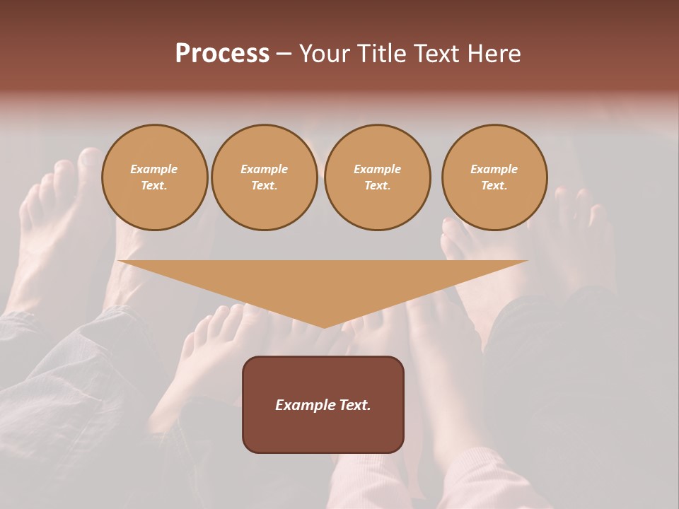 A Group Of People Sitting In Front Of A Fire Place PowerPoint Template