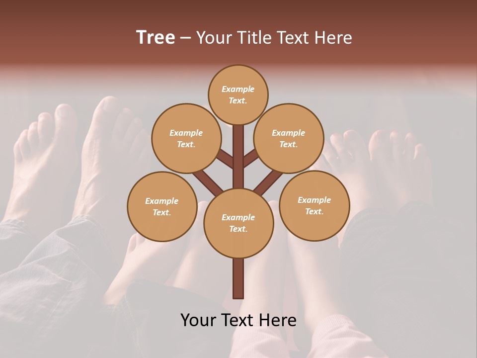 A Group Of People Sitting In Front Of A Fire Place PowerPoint Template