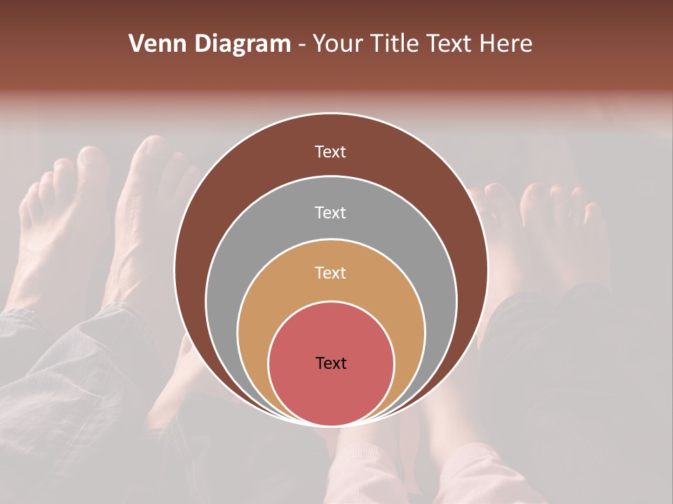 A Group Of People Sitting In Front Of A Fire Place PowerPoint Template