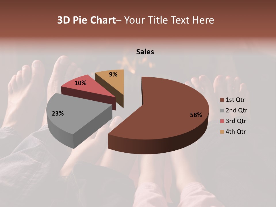 A Group Of People Sitting In Front Of A Fire Place PowerPoint Template