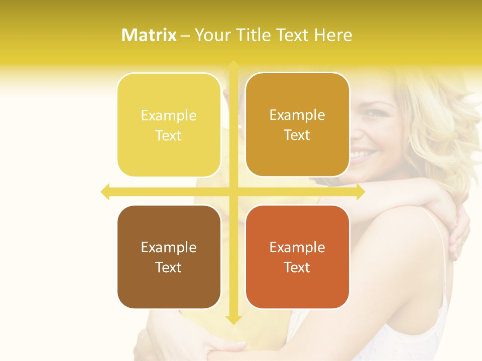 Mother Holding Son Outdoors Smiling PowerPoint Template