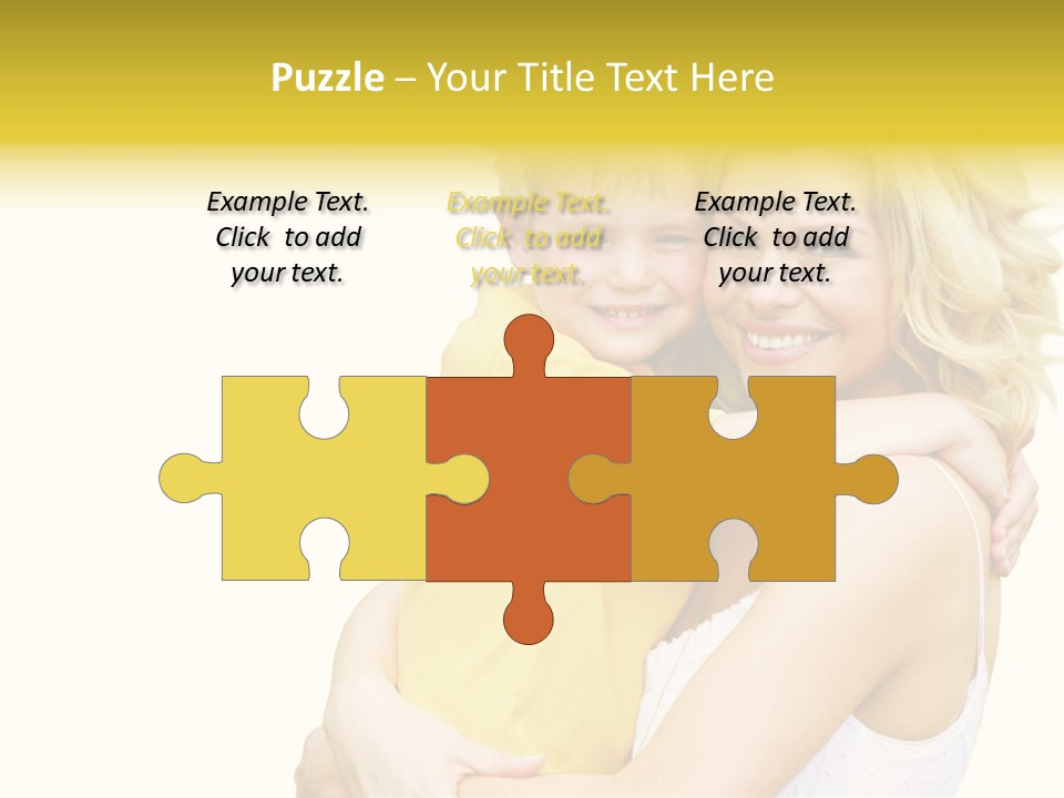 Mother Holding Son Outdoors Smiling PowerPoint Template