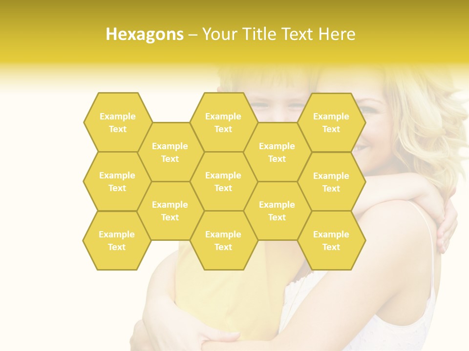 Mother Holding Son Outdoors Smiling PowerPoint Template