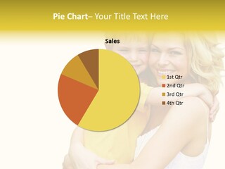 Mother Holding Son Outdoors Smiling PowerPoint Template