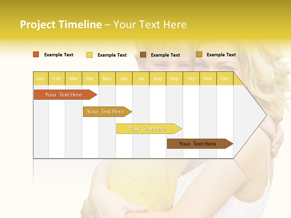 Mother Holding Son Outdoors Smiling PowerPoint Template