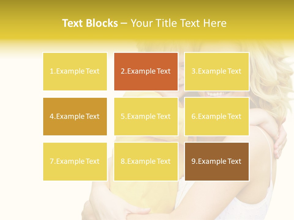 Mother Holding Son Outdoors Smiling PowerPoint Template