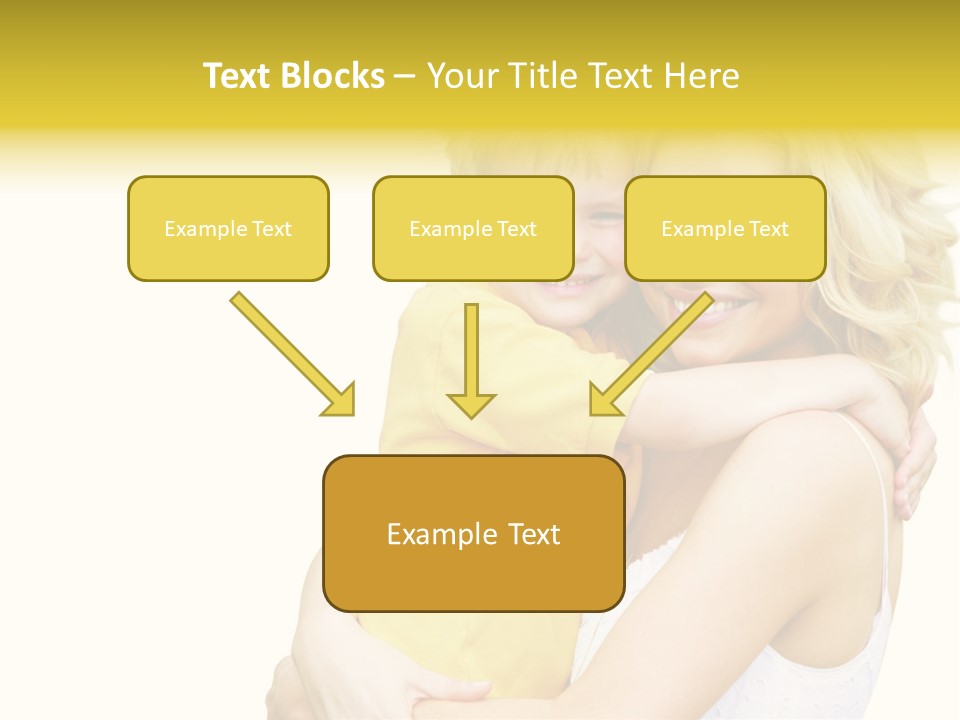 Mother Holding Son Outdoors Smiling PowerPoint Template