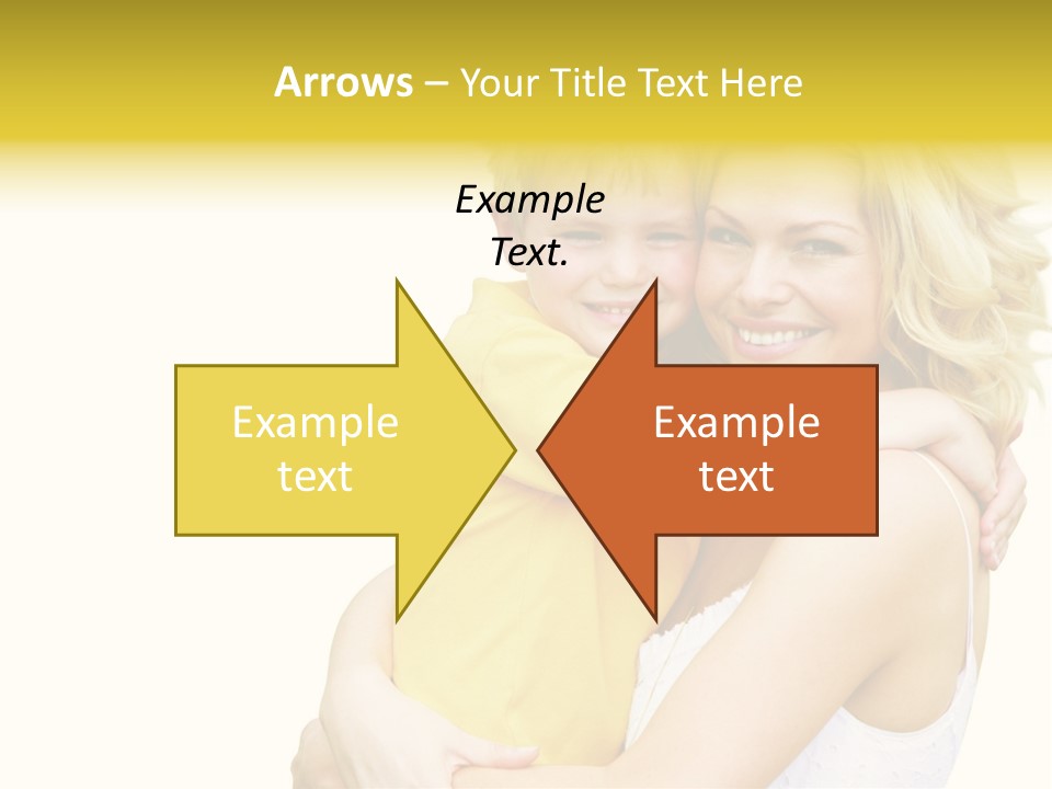 Mother Holding Son Outdoors Smiling PowerPoint Template