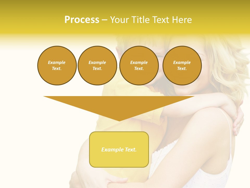 Mother Holding Son Outdoors Smiling PowerPoint Template