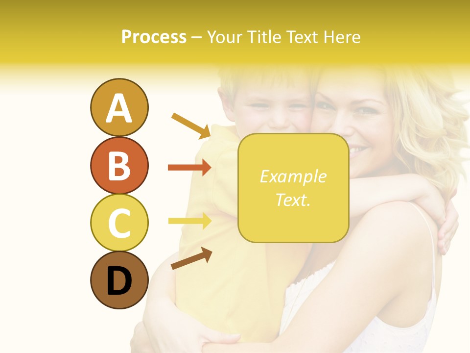 Mother Holding Son Outdoors Smiling PowerPoint Template