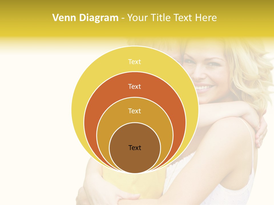 Mother Holding Son Outdoors Smiling PowerPoint Template