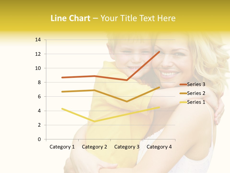 Mother Holding Son Outdoors Smiling PowerPoint Template