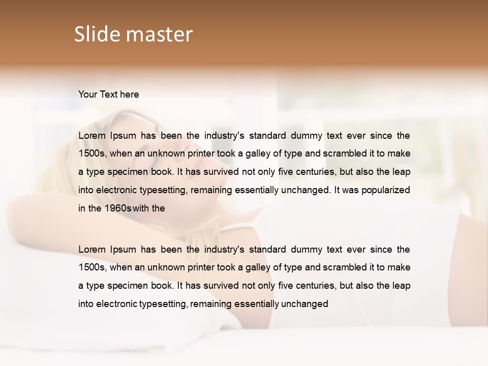 Six Children In Costumes Trick Or Treating At Woman's House PowerPoint Template