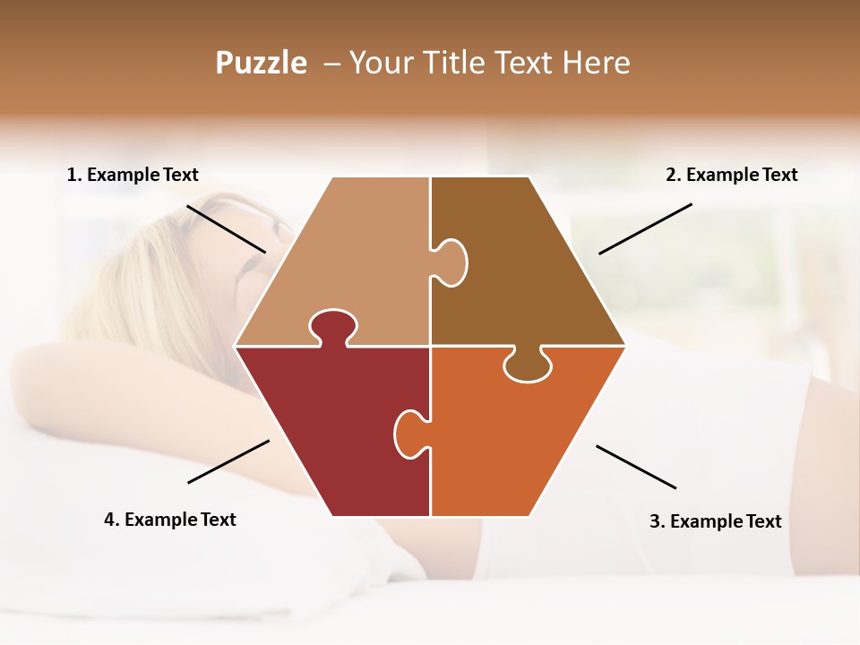 Six Children In Costumes Trick Or Treating At Woman's House PowerPoint Template