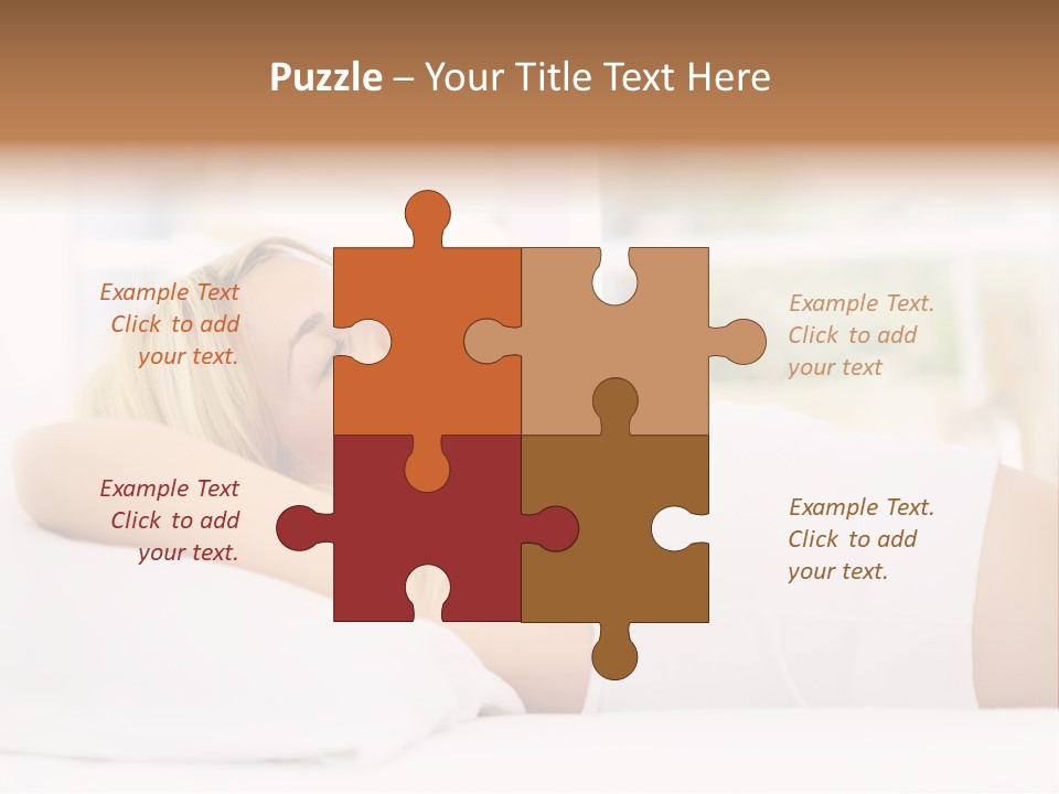 Six Children In Costumes Trick Or Treating At Woman's House PowerPoint Template