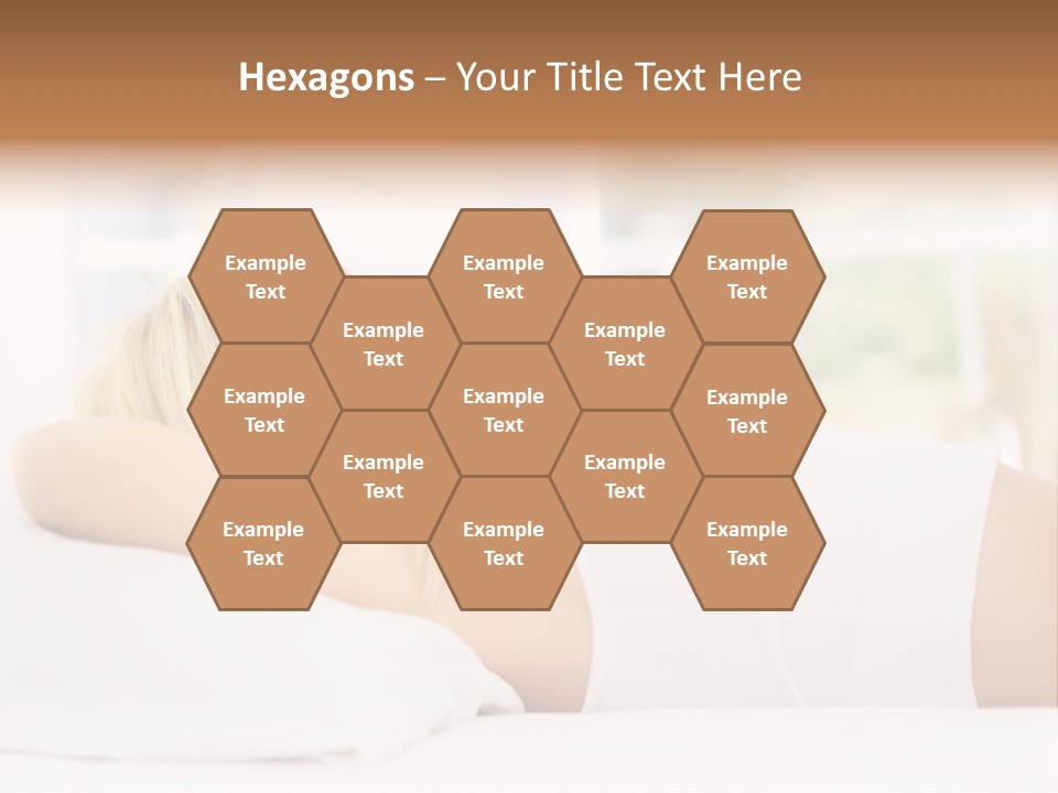 Six Children In Costumes Trick Or Treating At Woman's House PowerPoint Template