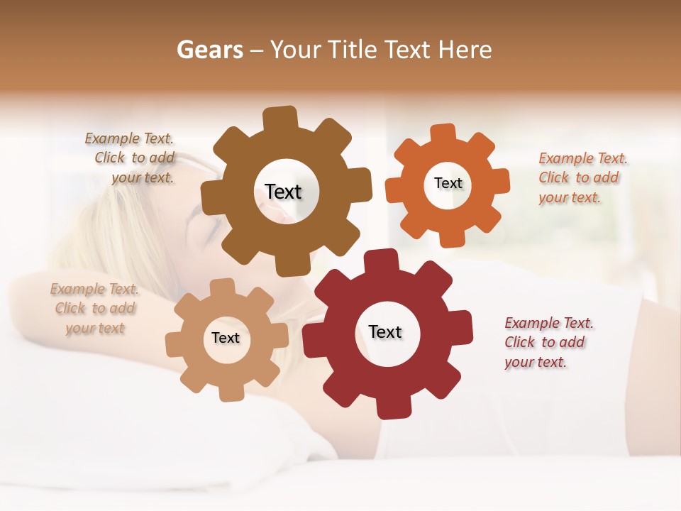 Six Children In Costumes Trick Or Treating At Woman's House PowerPoint Template