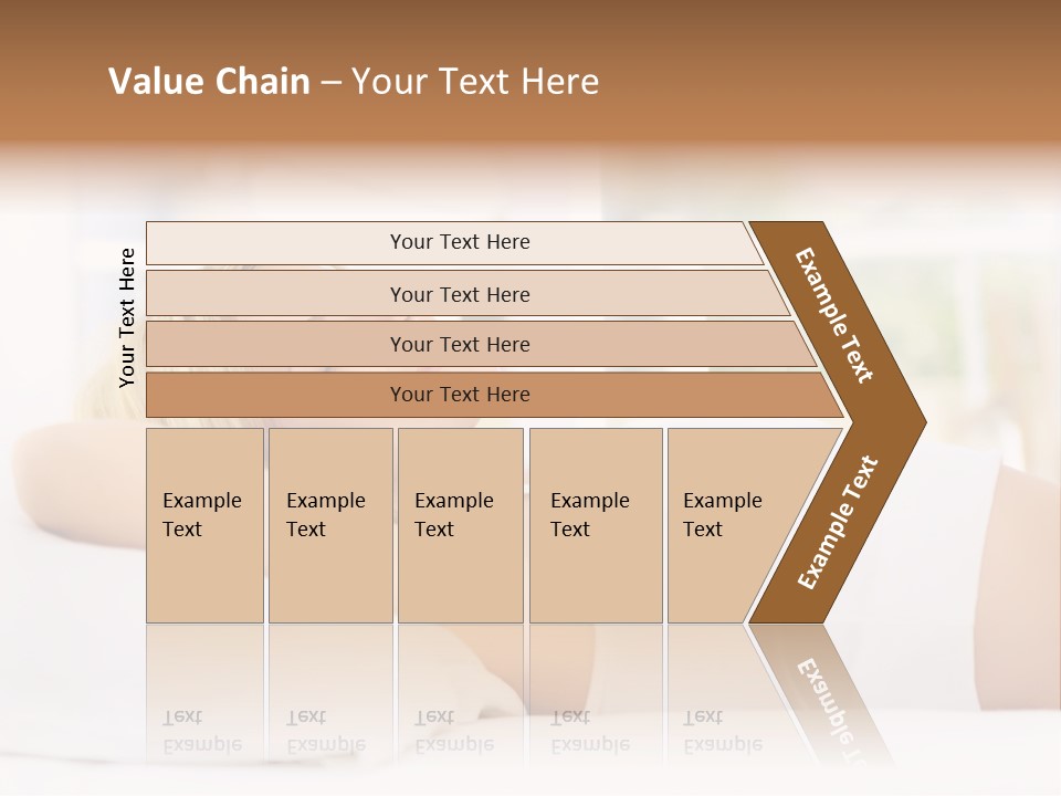 Six Children In Costumes Trick Or Treating At Woman's House PowerPoint Template