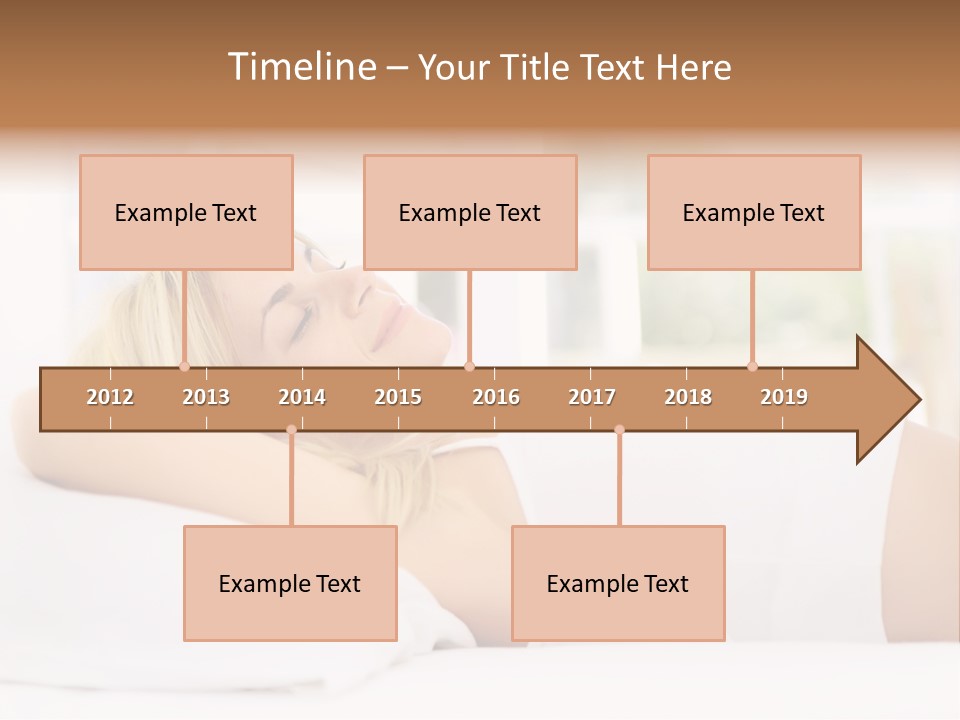 Six Children In Costumes Trick Or Treating At Woman's House PowerPoint Template