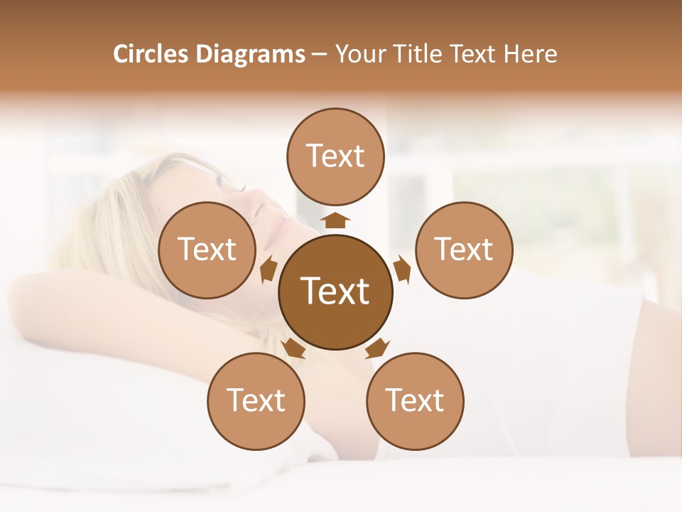 Six Children In Costumes Trick Or Treating At Woman's House PowerPoint Template