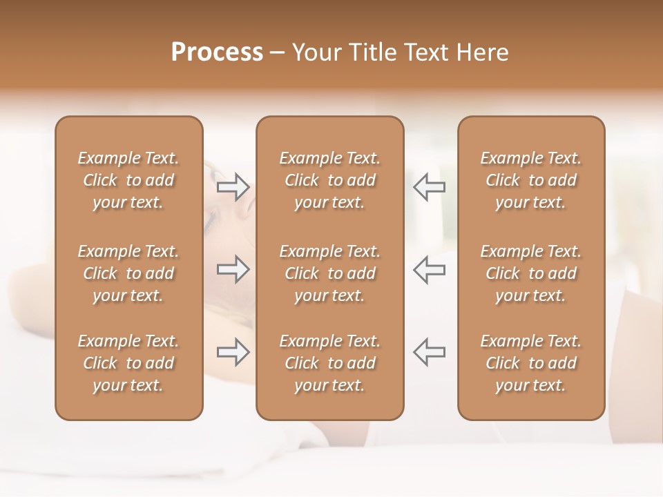Six Children In Costumes Trick Or Treating At Woman's House PowerPoint Template