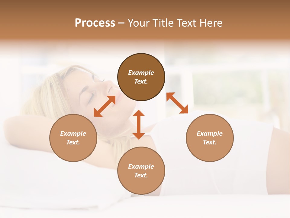 Six Children In Costumes Trick Or Treating At Woman's House PowerPoint Template