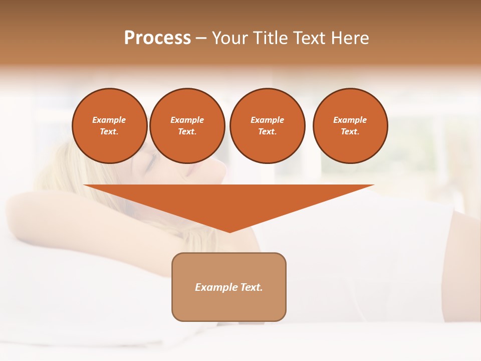 Six Children In Costumes Trick Or Treating At Woman's House PowerPoint Template