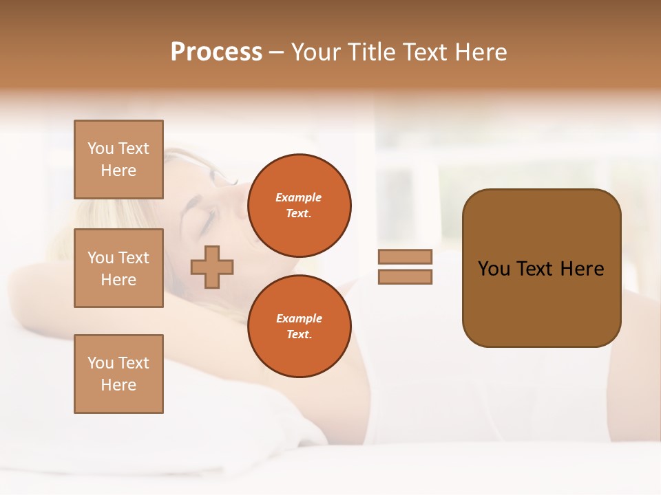Six Children In Costumes Trick Or Treating At Woman's House PowerPoint Template