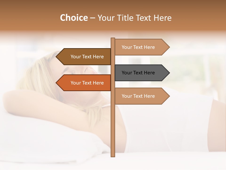 Six Children In Costumes Trick Or Treating At Woman's House PowerPoint Template