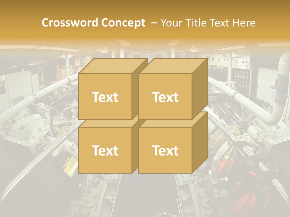Marine Engine Room PowerPoint Template
