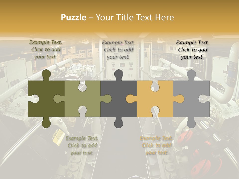 Marine Engine Room PowerPoint Template