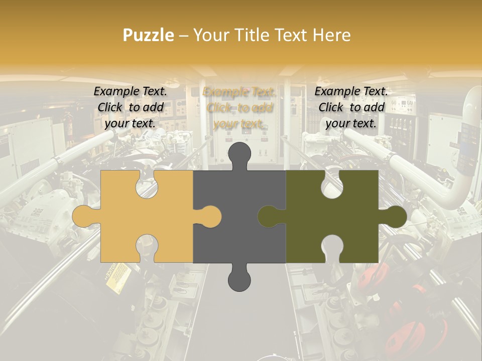Marine Engine Room PowerPoint Template